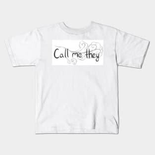 Call me they (Wind) Kids T-Shirt